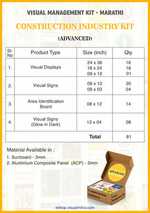 Advanced Kit - Construction  Industry Visual Management Kit