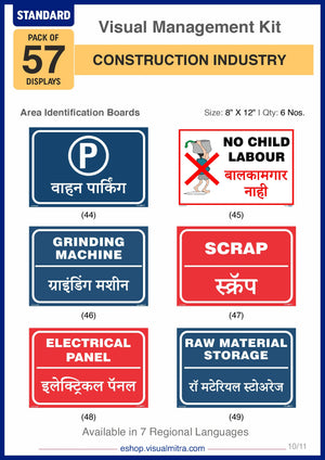 Standard Kit - Construction Industry Visual Management Kit