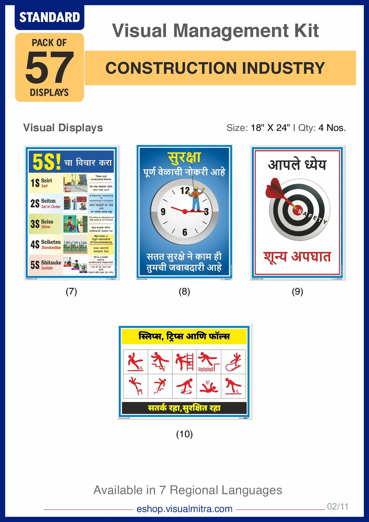 Standard Kit - Construction Industry Visual Management Kit