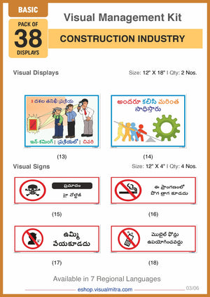 Basic Kit - Construction Industry Visual Management Kit
