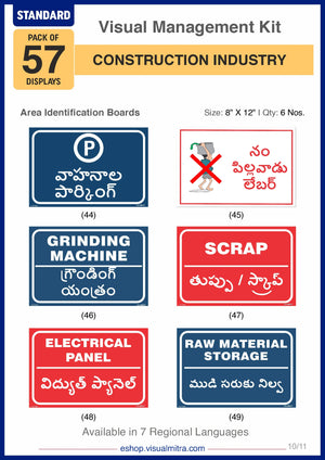 Standard Kit - Construction Industry Visual Management Kit