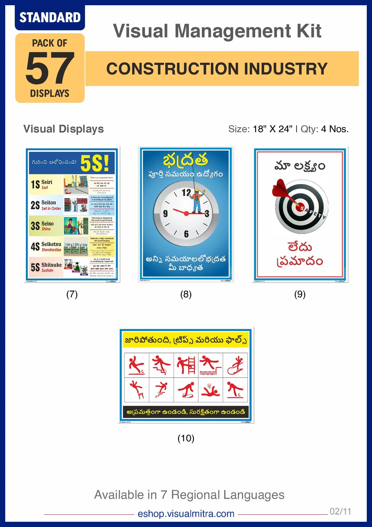 Standard Kit - Construction Industry Visual Management Kit