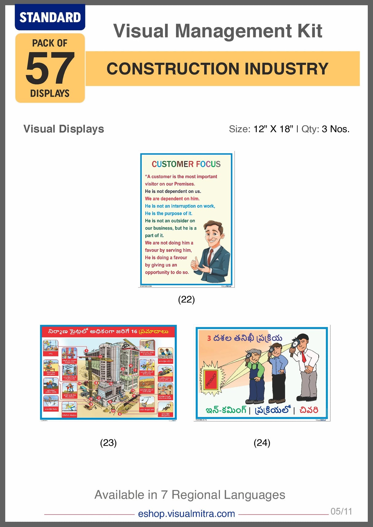 Standard Kit - Construction Industry Visual Management Kit