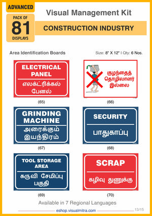 Advanced Kit - Construction  Industry Visual Management Kit