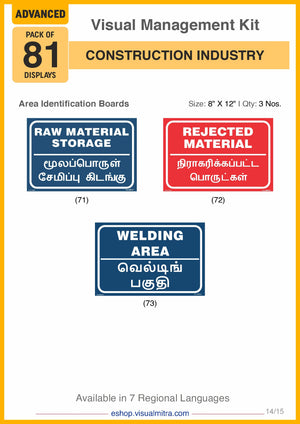 Advanced Kit - Construction  Industry Visual Management Kit