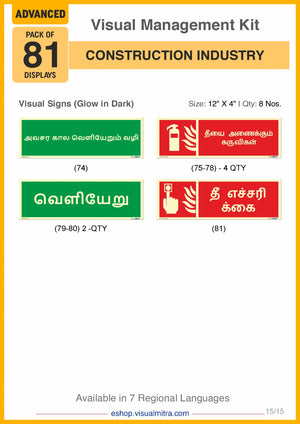 Advanced Kit - Construction  Industry Visual Management Kit