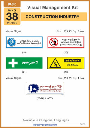 Basic Kit - Construction Industry Visual Management Kit