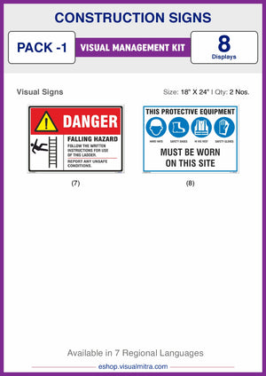 Construction Sign Visual Management Kit 1