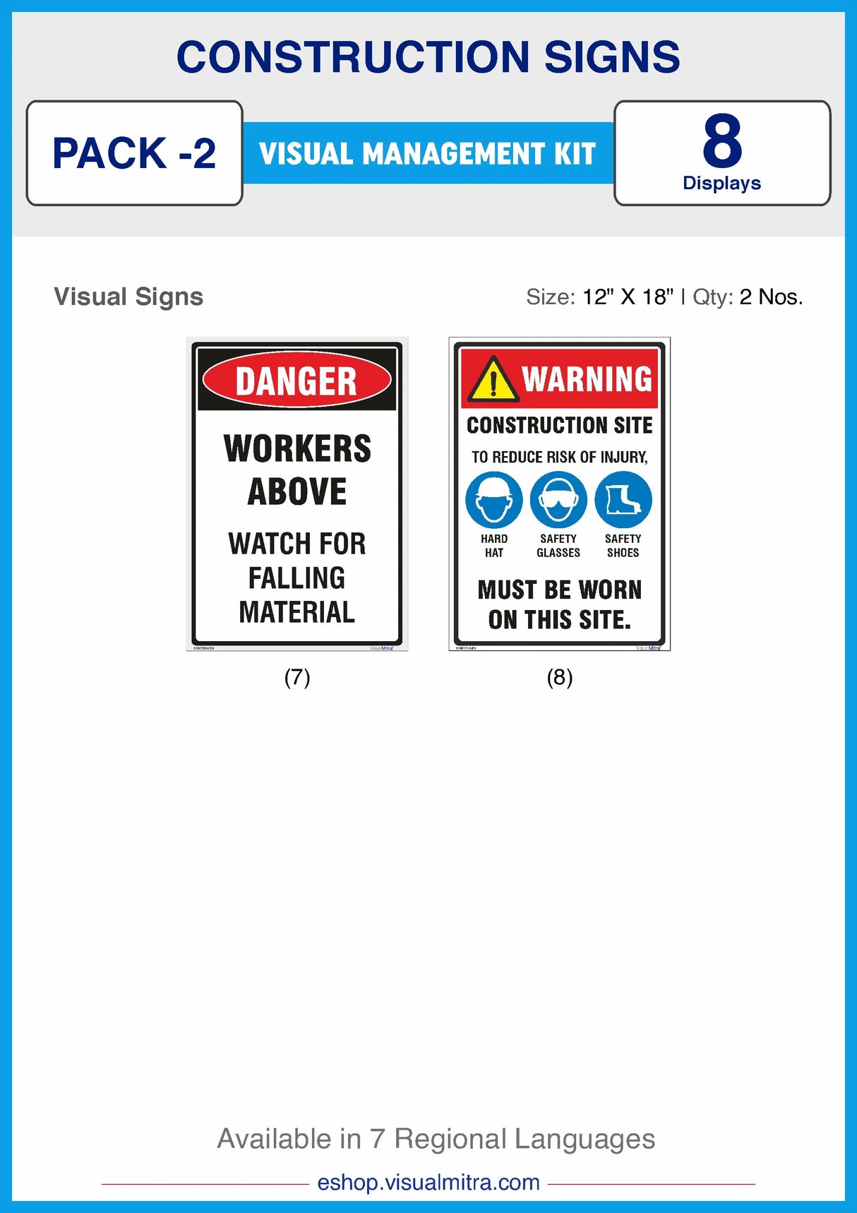 Construction Sign Visual Management Kit 2