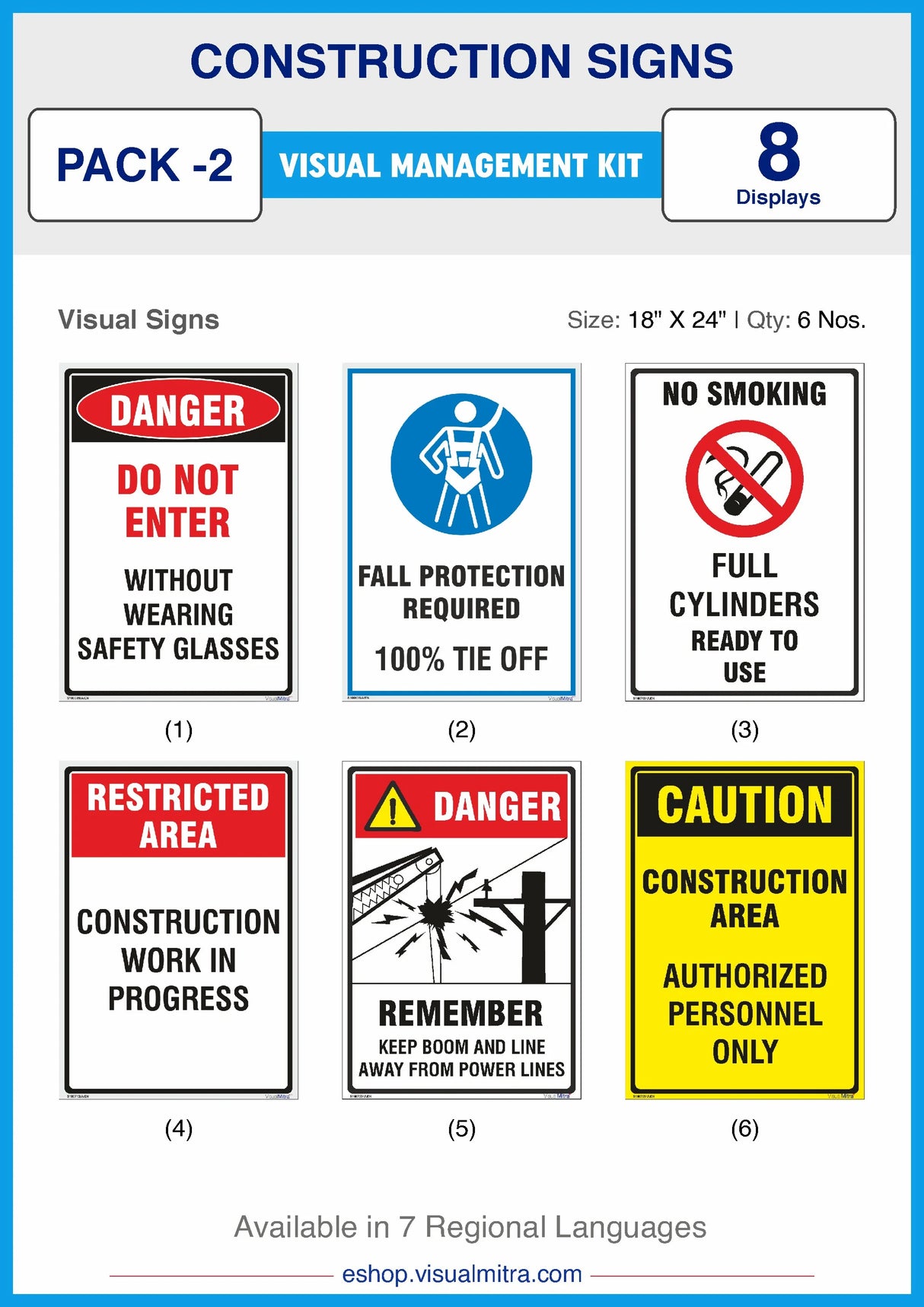 Construction Sign Visual Management Kit 2