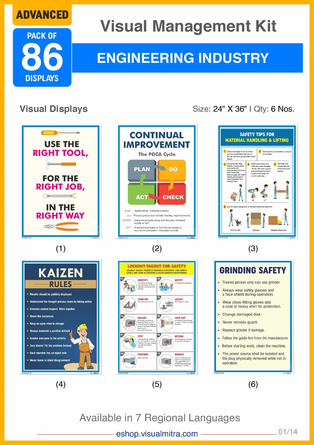 Advanced Kit - Engineering  Industry Visual Management Kit