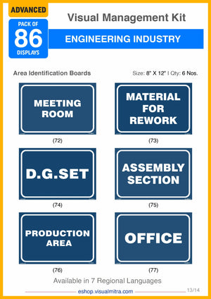 Advanced Kit - Engineering  Industry Visual Management Kit