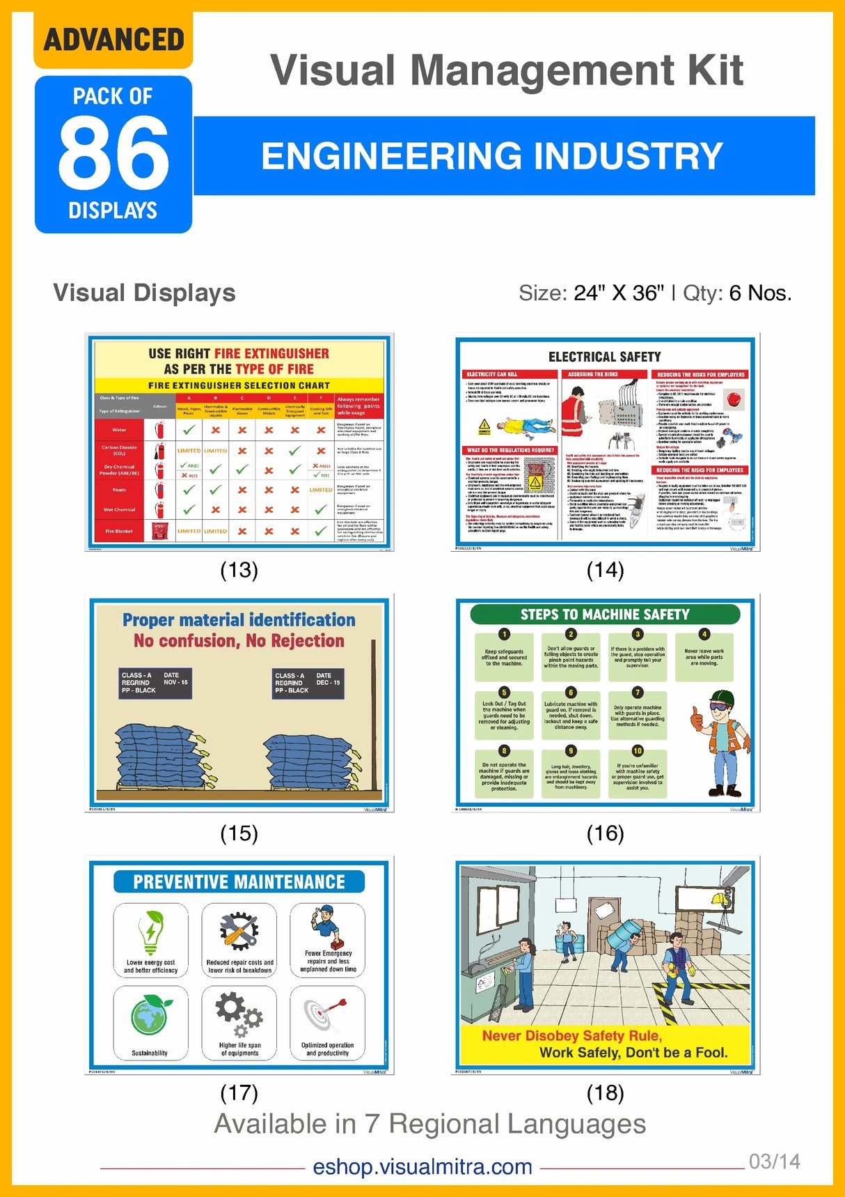 Advanced Kit - Engineering  Industry Visual Management Kit