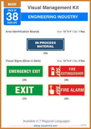 Basic Kit - Engineering Industry Visual Management Kit