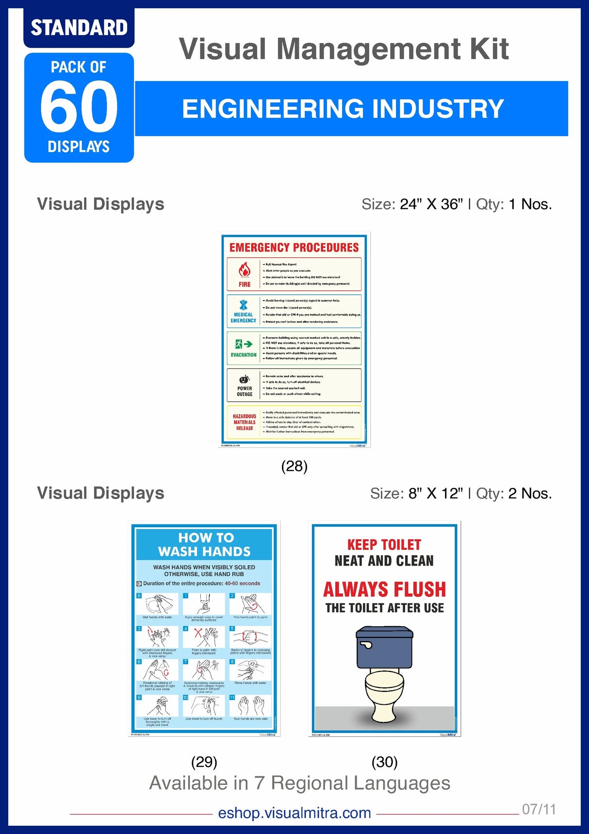 Standard Kit - Engineering Industry Visual Management Kit