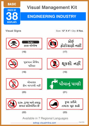 Basic Kit - Engineering Industry Visual Management Kit