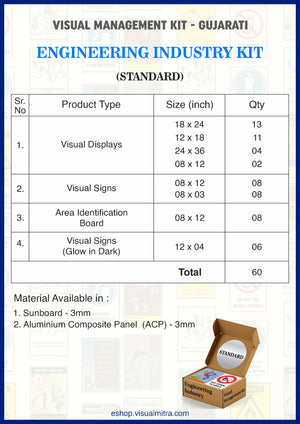 Standard Kit - Engineering Industry Visual Management Kit