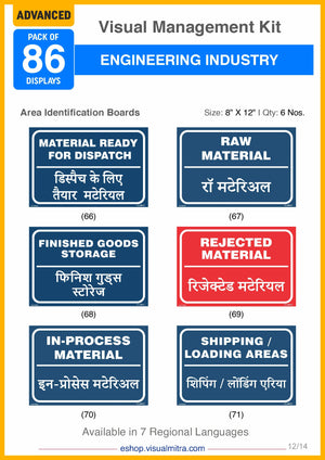 Advanced Kit - Engineering  Industry Visual Management Kit