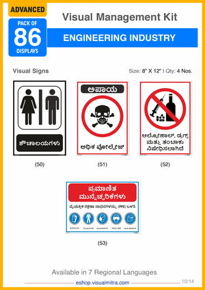 Advanced Kit - Engineering  Industry Visual Management Kit