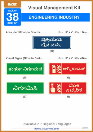 Basic Kit - Engineering Industry Visual Management Kit