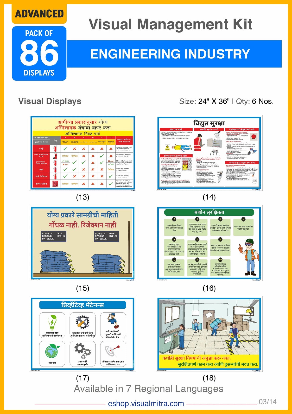 Advanced Kit - Engineering  Industry Visual Management Kit