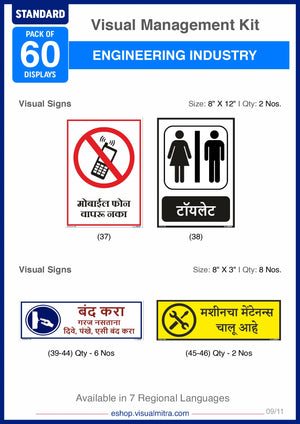 Standard Kit - Engineering Industry Visual Management Kit