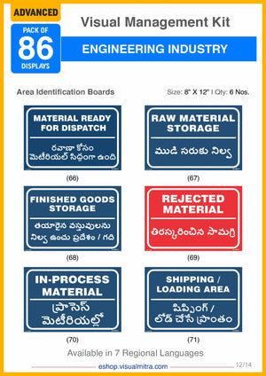 Advanced Kit - Engineering  Industry Visual Management Kit