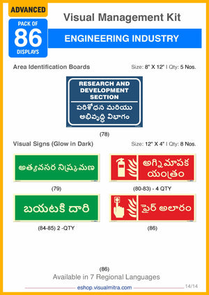 Advanced Kit - Engineering  Industry Visual Management Kit