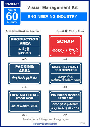 Standard Kit - Engineering Industry Visual Management Kit