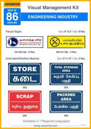Advanced Kit - Engineering  Industry Visual Management Kit