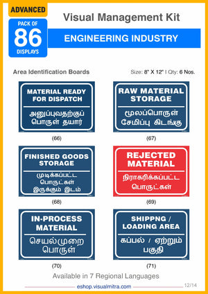 Advanced Kit - Engineering  Industry Visual Management Kit