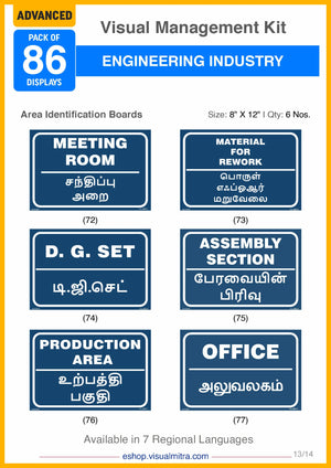 Advanced Kit - Engineering  Industry Visual Management Kit