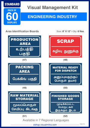 Standard Kit - Engineering Industry Visual Management Kit