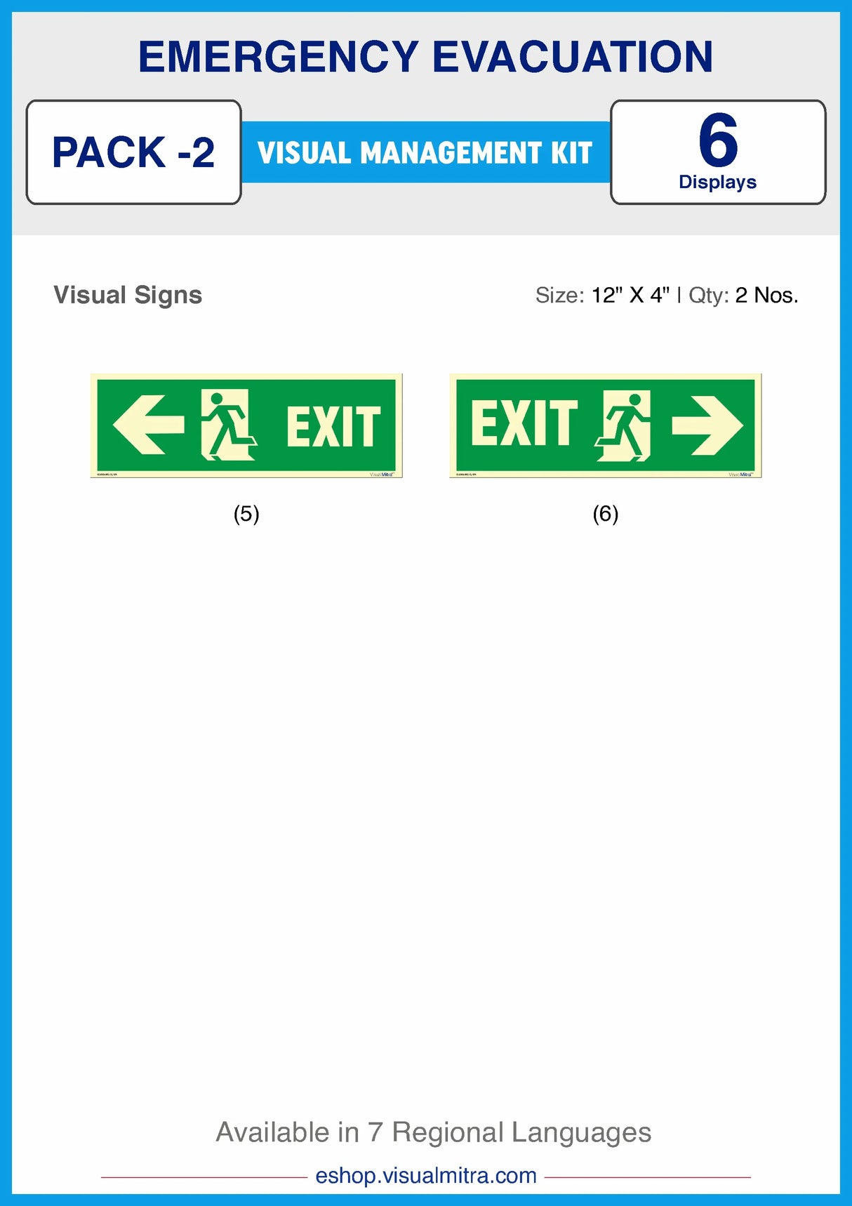 Emergency Evacuation Visual Management Kit 2