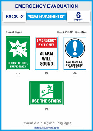 Emergency Evacuation Visual Management Kit 2