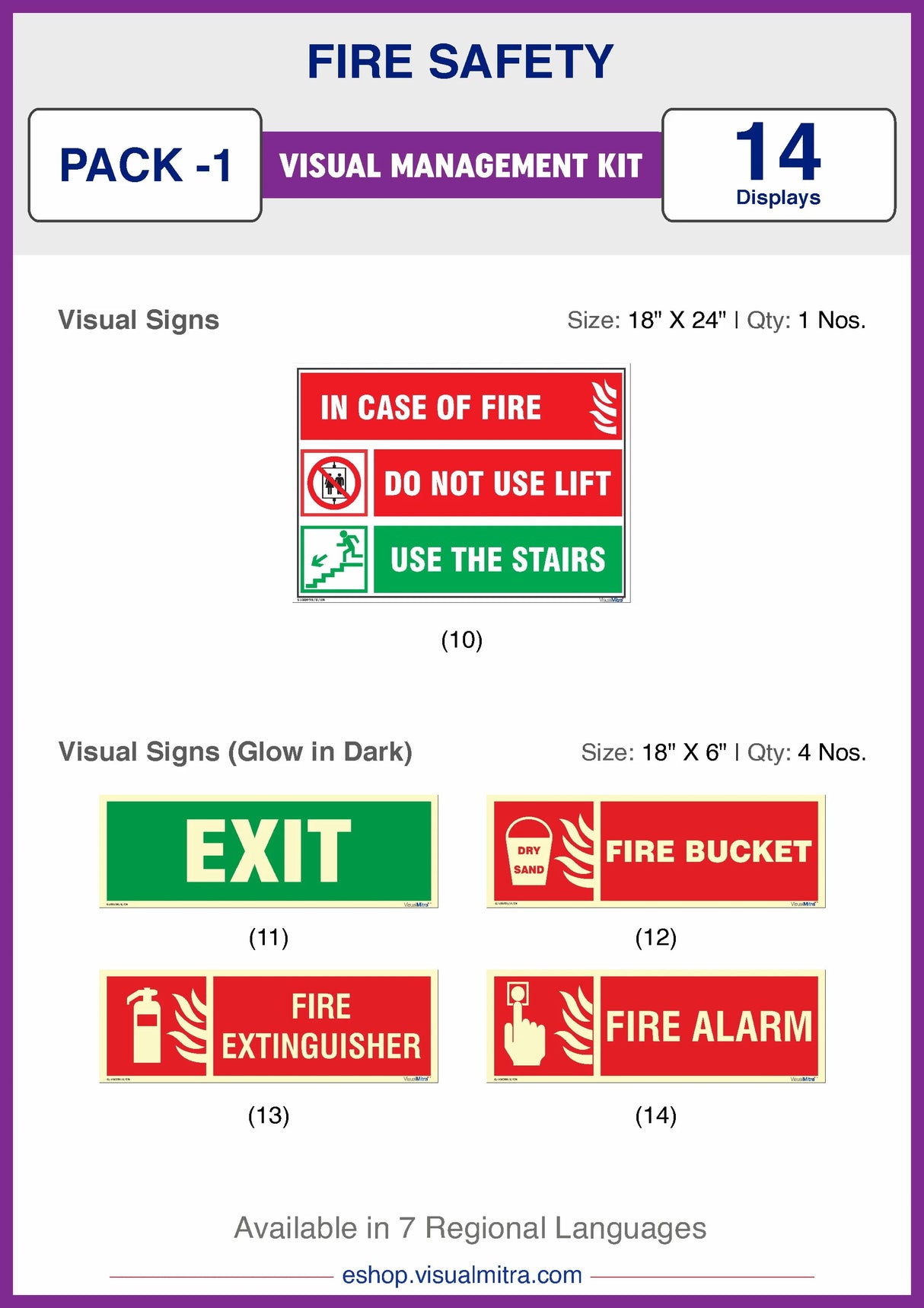 Fire Safety Visual Management Kit 1