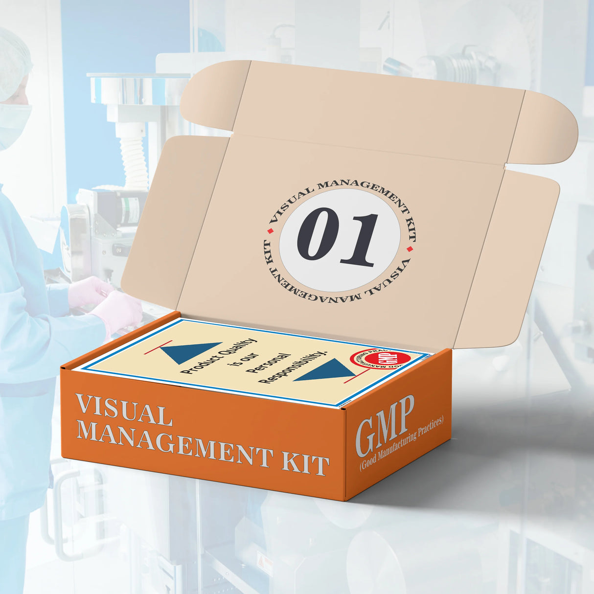 GMP - Good Manufacturing Practice Visual Management Kit 1