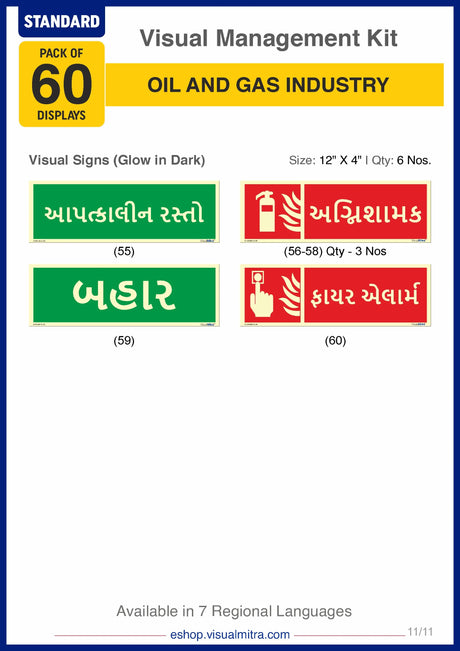 Standard Kit - Oil & Gas Industry Visual Management Kit