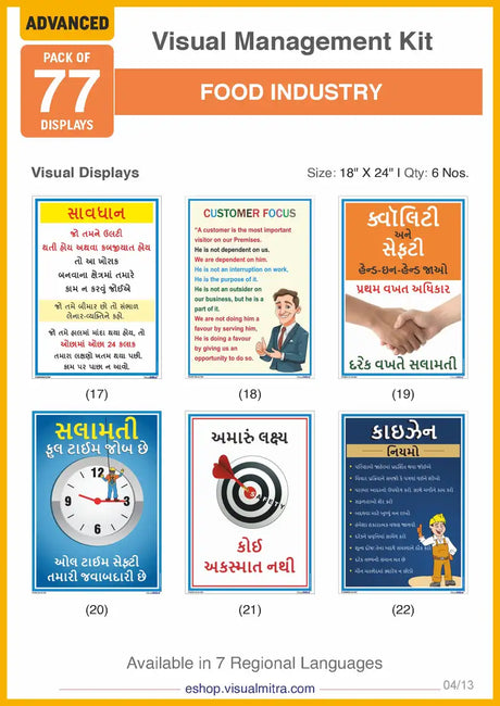 Advanced Kit - Food Industry Visual Management Kit