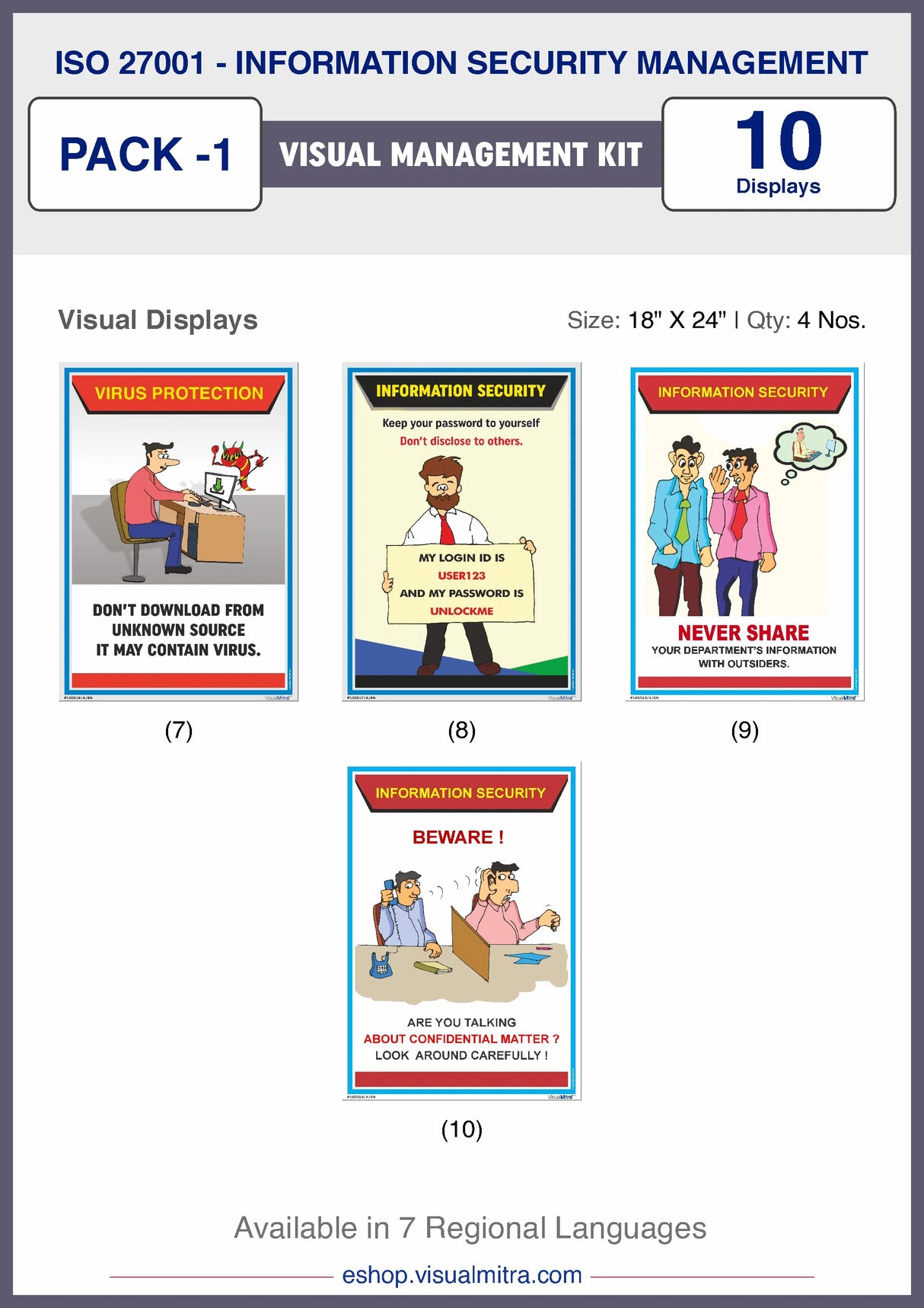 ISO 27001 (ISMS) Visual Management Kit 1