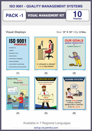 ISO 9001 (QMS) Visual Management Pack 1 – VisualMitra LLP