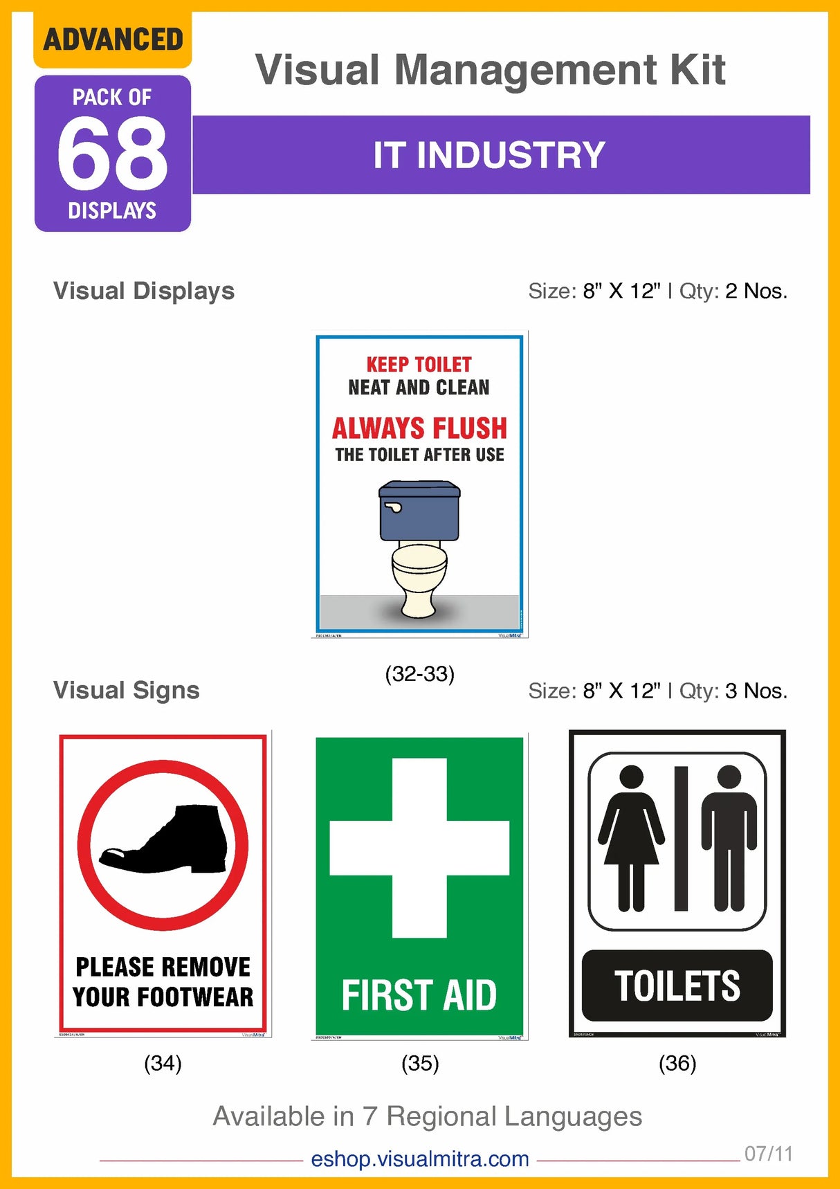 Advanced Kit - IT Industry  Visual Management Kit