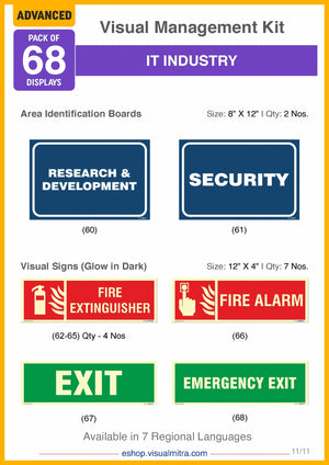 Advanced Kit - IT Industry  Visual Management Kit