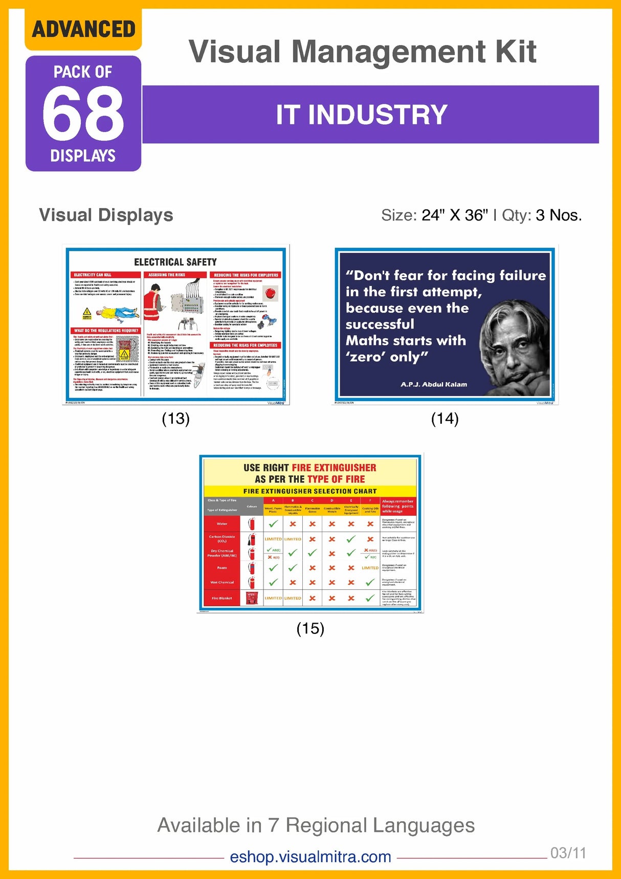 Advanced Kit - IT Industry  Visual Management Kit