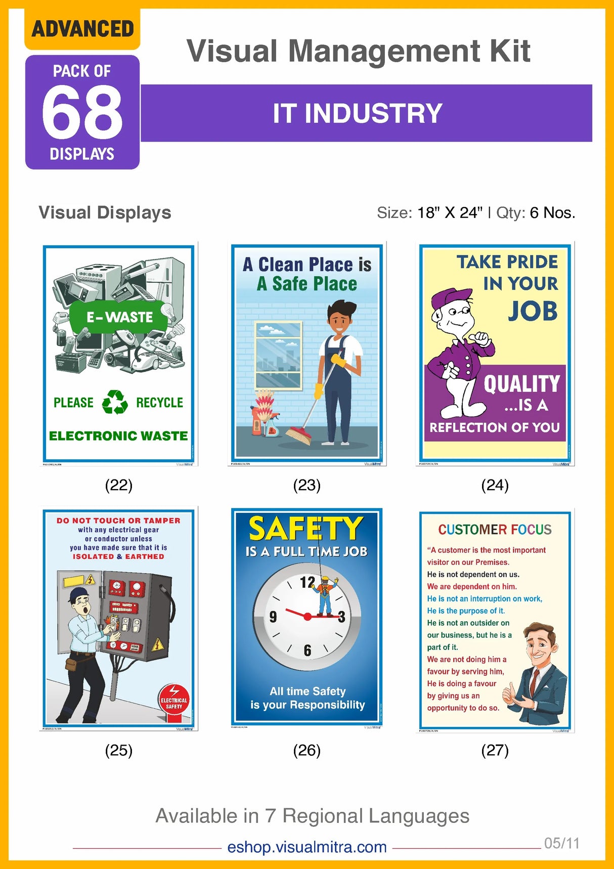 Advanced Kit - IT Industry  Visual Management Kit