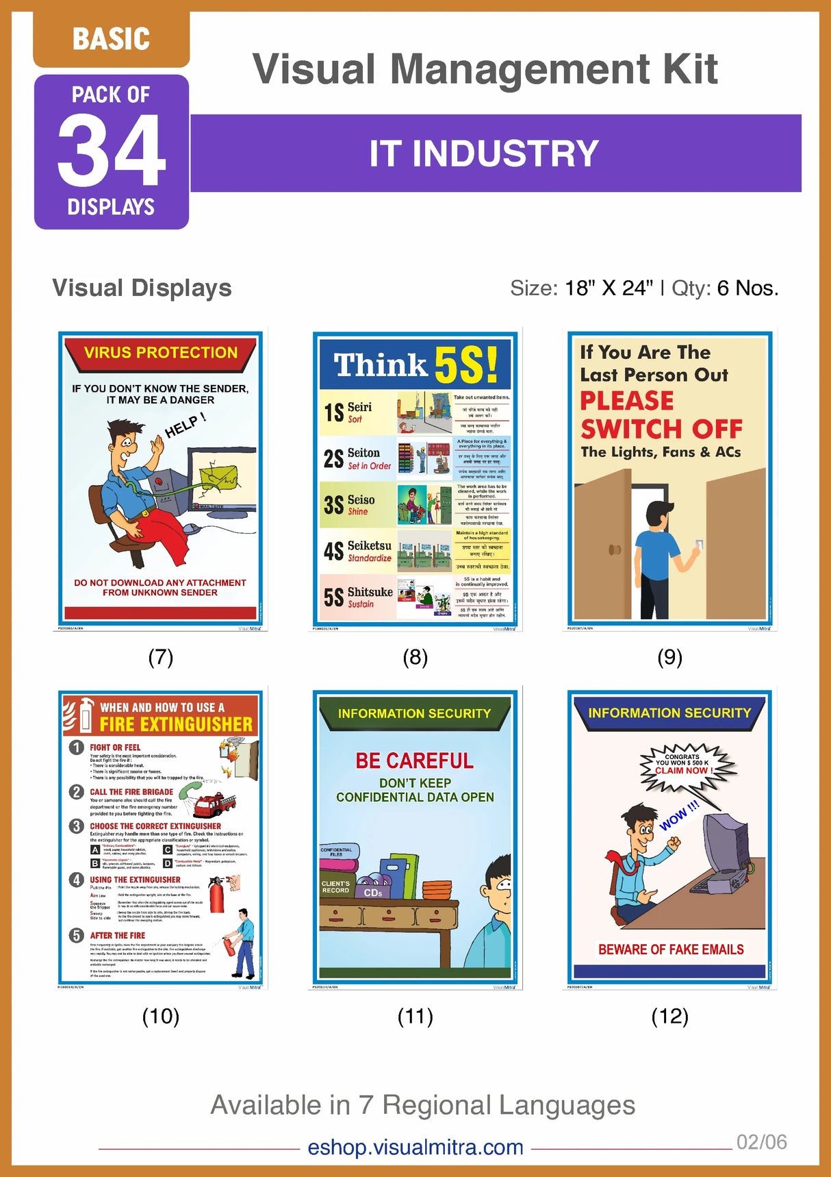 Basic Kit- IT Industry Visual Management Kit