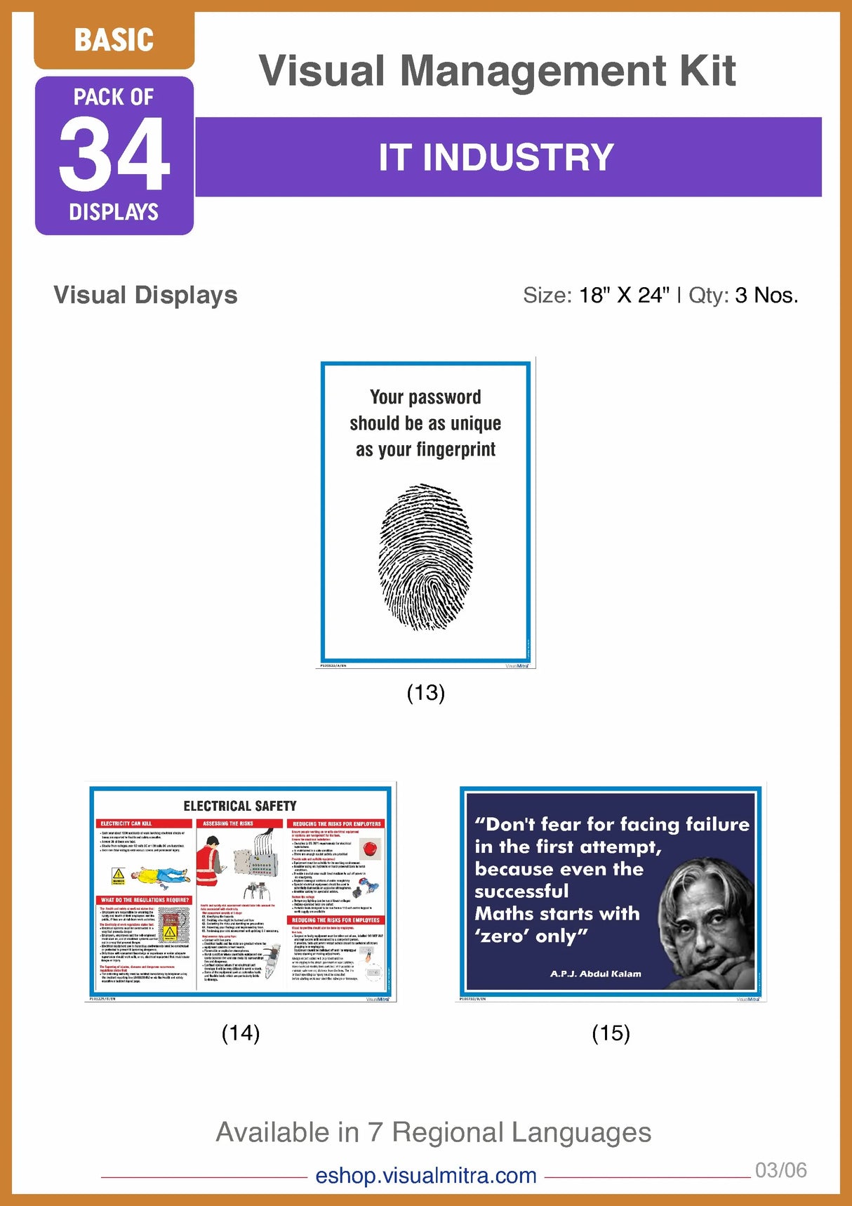 Basic Kit- IT Industry Visual Management Kit