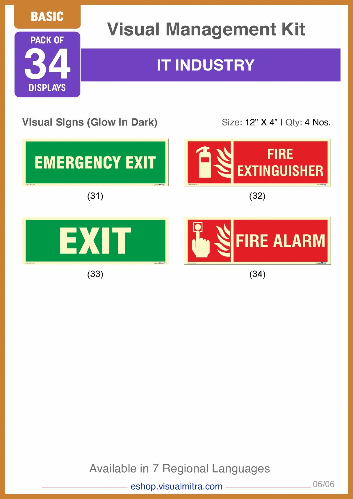 Basic Kit- IT Industry Visual Management Kit