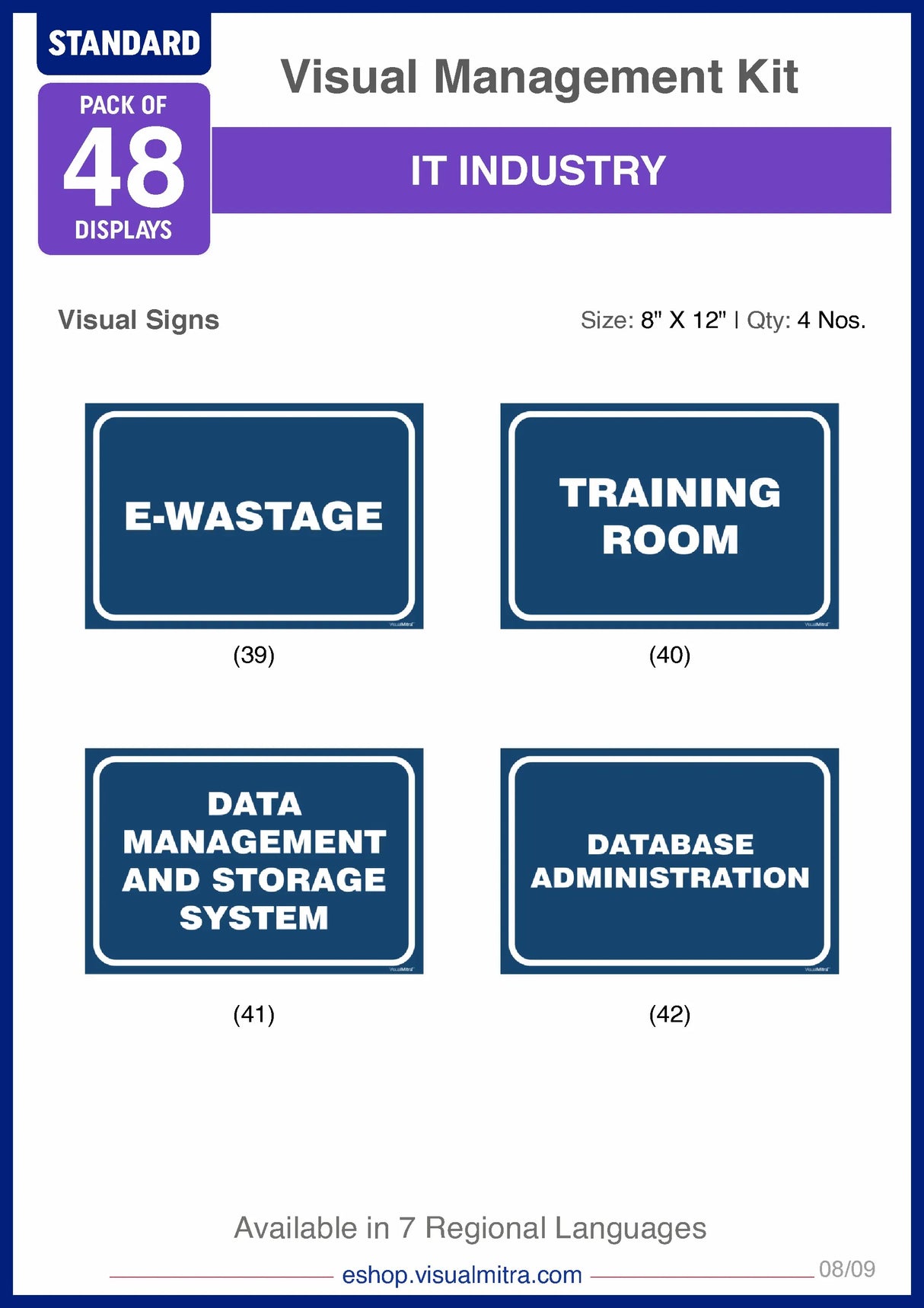 Standard Kit- IT Industry Visual Management Kit