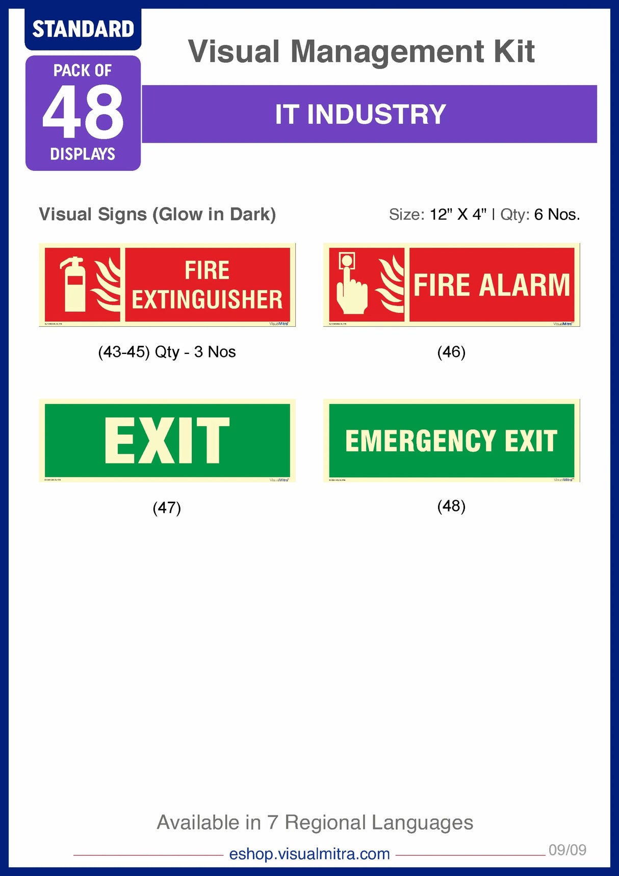 Standard Kit- IT Industry Visual Management Kit